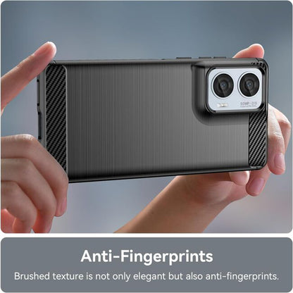 Case for Motorola Moto E15 / G05, Techsuit, Carbon, Black