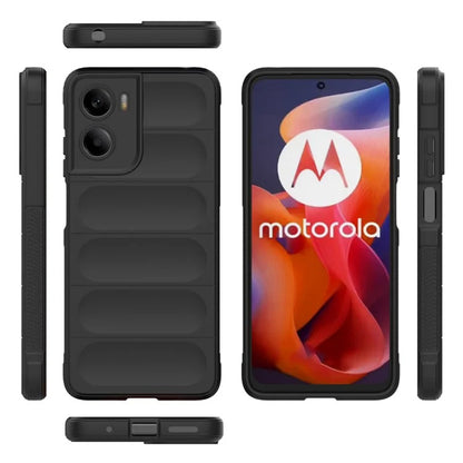 Case for Motorola Moto E15 / G05, Techsuit, Magic Shield, Black