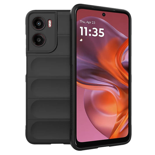 Puzdro pre Motorola Moto E15 / G05, Techsuit, Magic Shield, Čierne