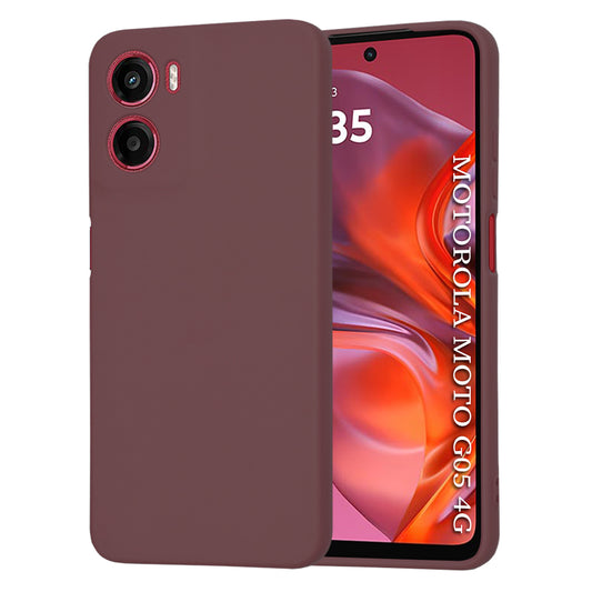 Puzdro pre Motorola Moto E15 / G05, Techsuit, SoftFlex, vínové