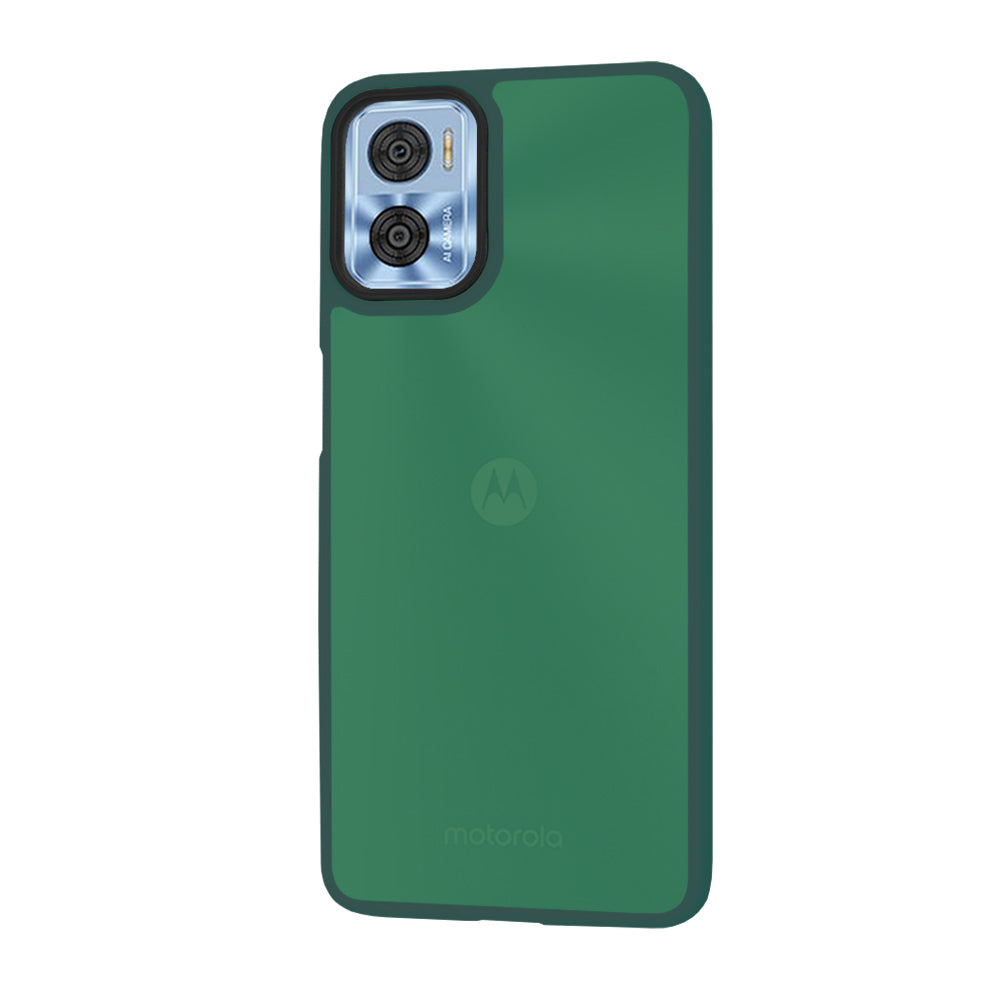 Case for Motorola Moto E22i / E22, Techsuit, HaloFrost, Green