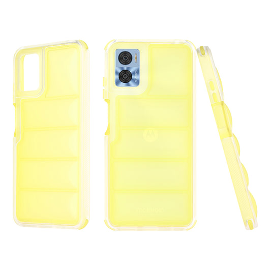 Puzdro pre Motorola Moto E22i / E22, Techsuit, Wave Shield, žlté