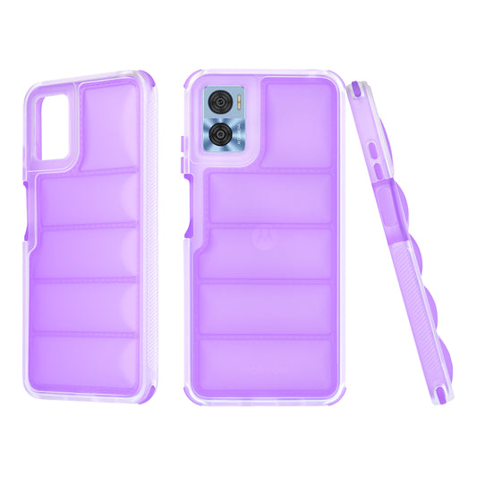 Puzdro pre Motorola Moto E22i / E22, Techsuit, Wave Shield, fialové