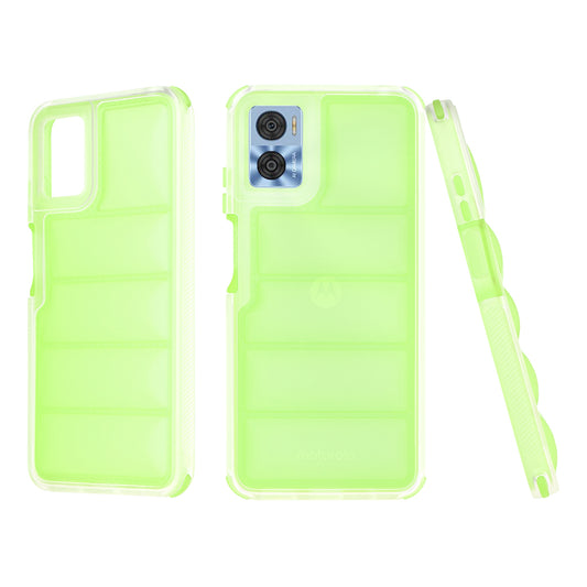 Puzdro pre Motorola Moto E22i / E22, Techsuit, Wave Shield, Zelené