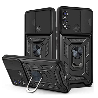 Puzdro pre Motorola Moto E40 / E30 / E20, Techsuit, CamShield, Čierne