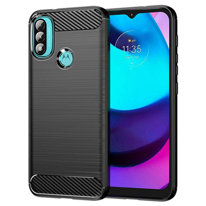 Case for Motorola Moto E40 / E30 / E20, Techsuit, Carbon, Black