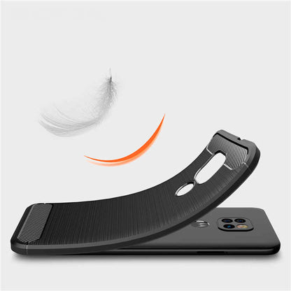 Puzdro pre Motorola Moto E7 Plus / G9 Play, Techsuit, Karbón, Čierne