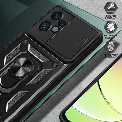 Puzdro pre Motorola Moto G04s / E14 / G04 / G24, Techsuit, CamShield, Modrá