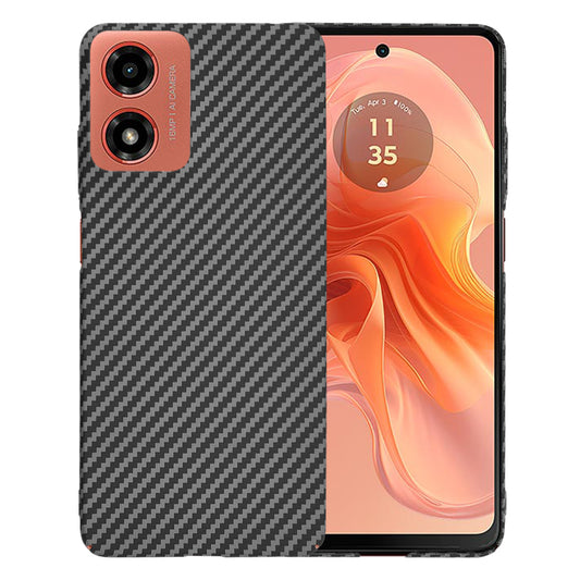 Puzdro pre Motorola Moto G04s / E14 / G04 / G24, Techsuit, Carbonite FiberShell, Čierne