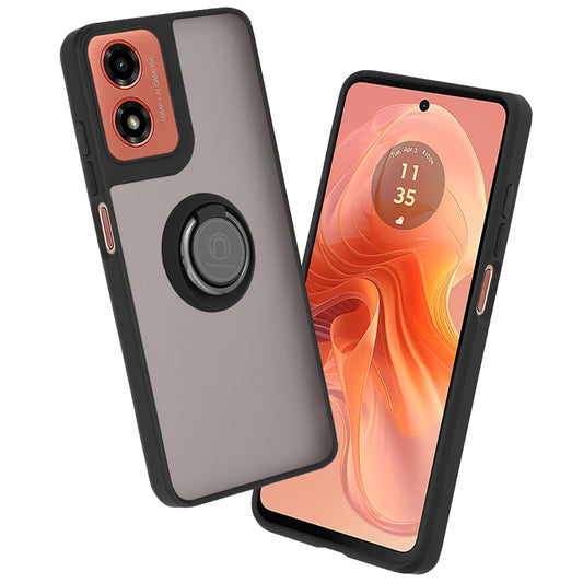 Puzdro pre Motorola Moto G04s / E14 / G04 / G24, Techsuit, Glinth, Čierna