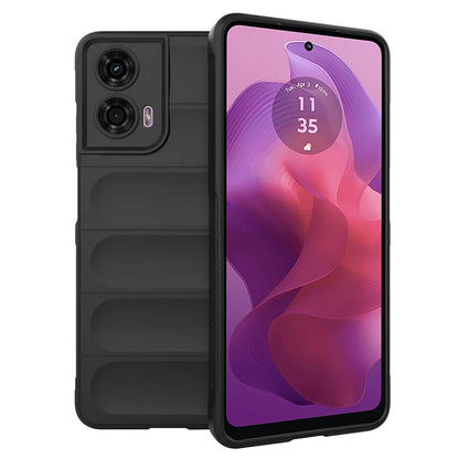 Puzdro pre Motorola Moto G04s / E14 / G04 / G24, Techsuit, Magic Shield, Čierne
