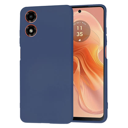 Puzdro pre Motorola Moto G04s / E14 / G04, Techsuit, SoftFlex, Námornícka modrá