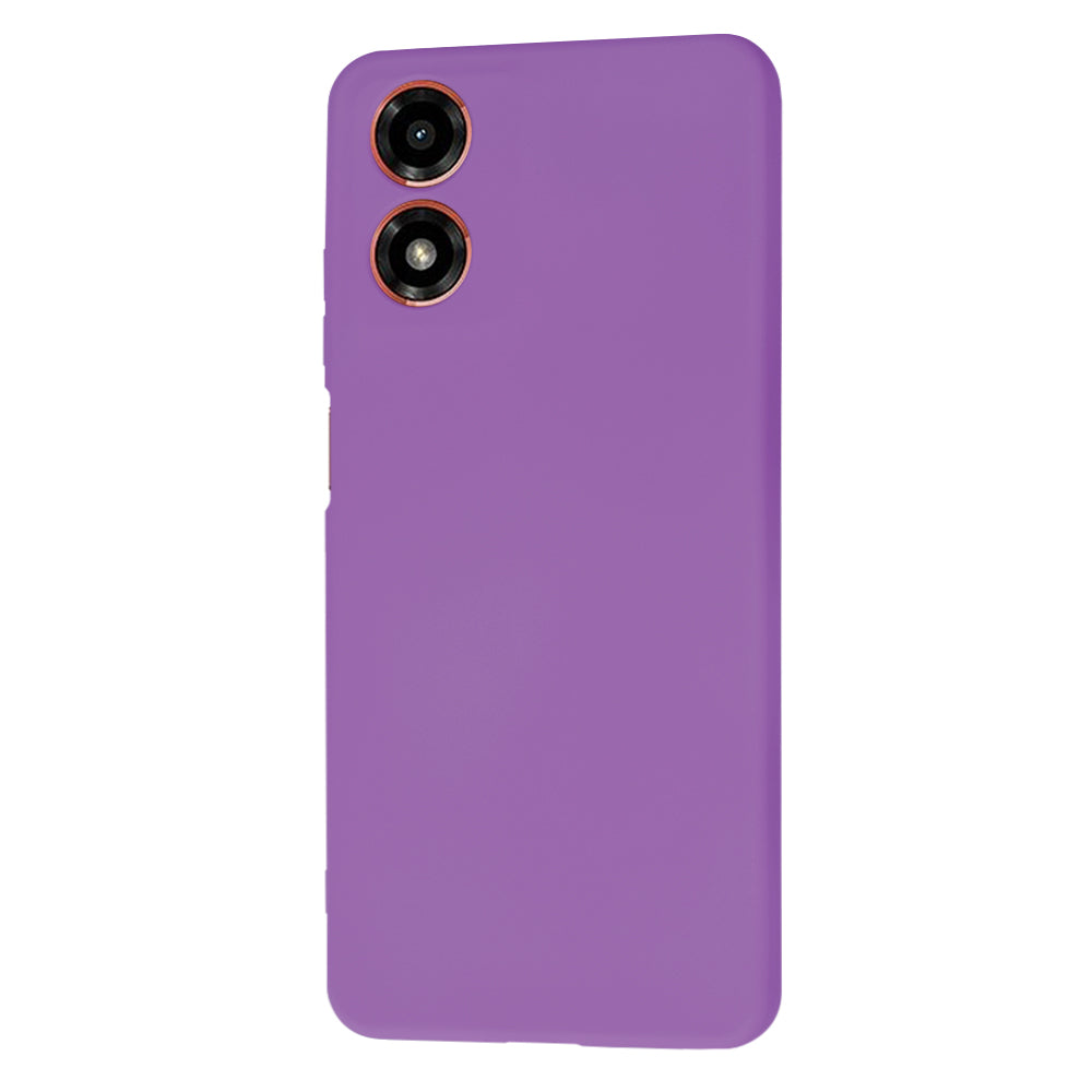 Puzdro pre Motorola Moto G04s / E14 / G04, Techsuit, SoftFlex, Fialové