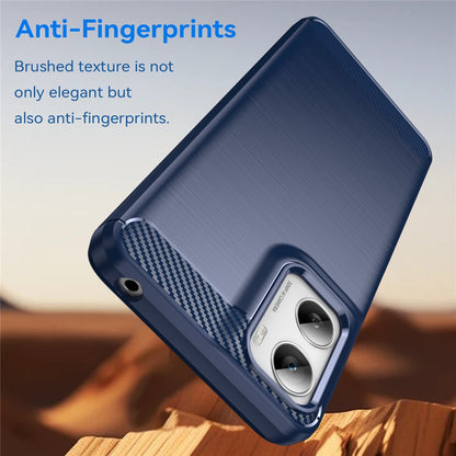 Puzdro pre Motorola Moto G06 Power / G06, Techsuit, Carbon, Modrá