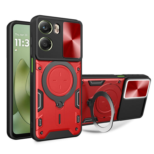 Case for Motorola Moto G06, Techsuit, CamGuard Pro, Red