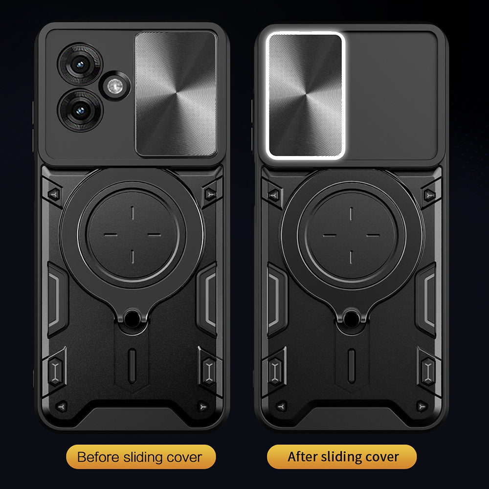 Puzdro pre Motorola Moto G06, Techsuit, CamGuard Pro, Ružové