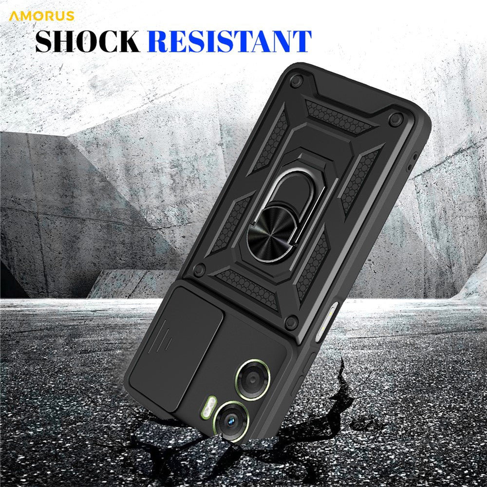 Puzdro pre Motorola Moto G06, Techsuit, CamShield, Ružovo Zlaté