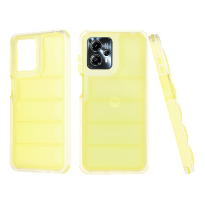 Puzdro pre Motorola Moto G13 / G23 / G53, Techsuit, Wave Shield, Žltá