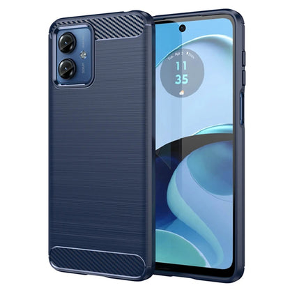 Obal na Motorola Moto G14, Techsuit, Karbón, Modrý