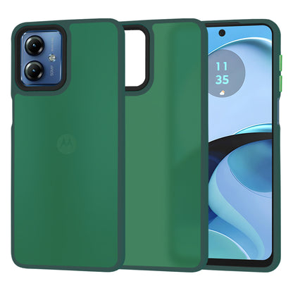 Puzdro pre Motorola Moto G14, Techsuit, HaloFrost, Zelené