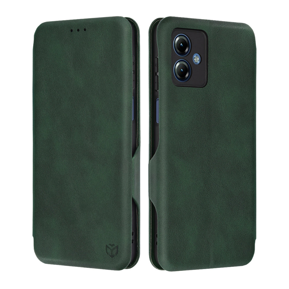 Puzdro pre Motorola Moto G14, Techsuit, Safe Wallet Plus, Zelené