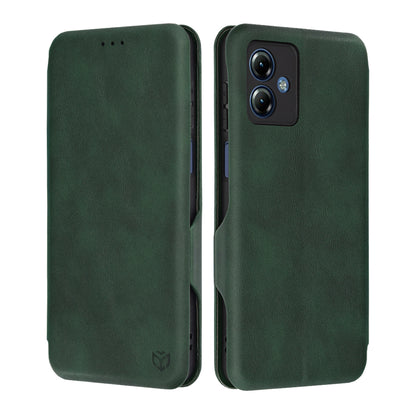Puzdro pre Motorola Moto G14, Techsuit, Safe Wallet Plus, Zelené