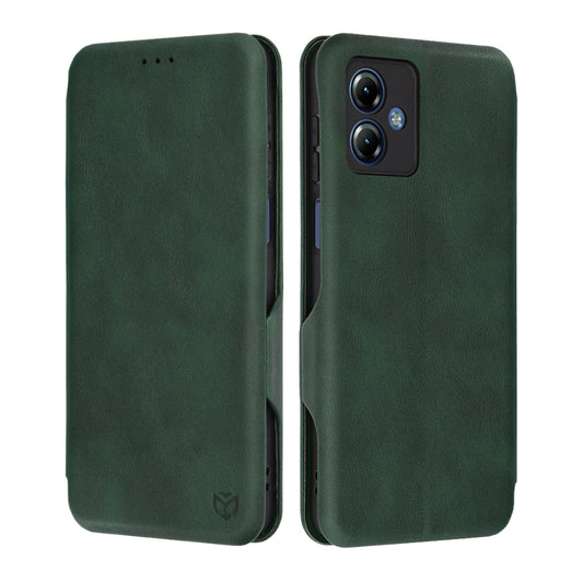 Puzdro pre Motorola Moto G14, Techsuit, Safe Wallet Plus, Zelené