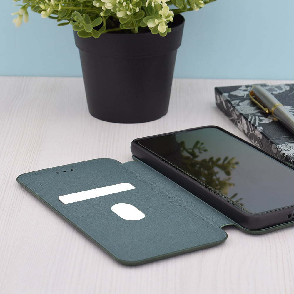 Puzdro pre Motorola Moto G14, Techsuit, Safe Wallet Plus, Zelené