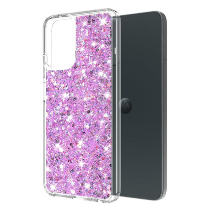 Puzdro pre Motorola Moto G14, Techsuit, Trblietavý Glitter, Magenta