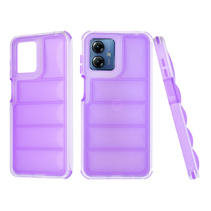 Puzdro pre Motorola Moto G14, Techsuit, Wave Shield, fialové