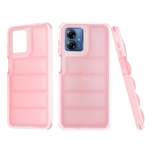 Puzdro pre Motorola Moto G14, Techsuit, Wave Shield, Ružové