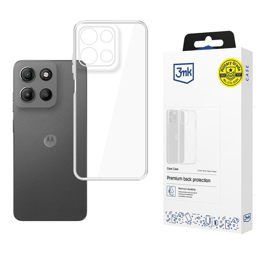 Puzdro pre Motorola Moto G15 / G15 Power, 3MK, Priehľadné, Transparentné