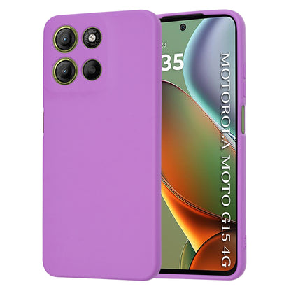 Obal na Motorola Moto G15 / G15 Power, Techsuit, SoftFlex, fialový