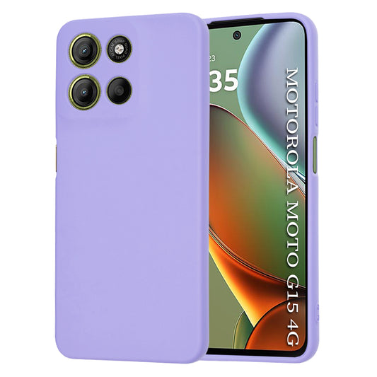Obal na Motorola Moto G15 / G15 Power, Techsuit, SoftFlex, Svetlofialový
