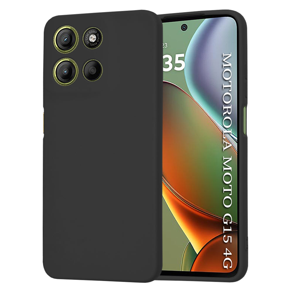 Puzdro pre Motorola Moto G15 / G15 Power, Techsuit, SoftFlex, Čierne