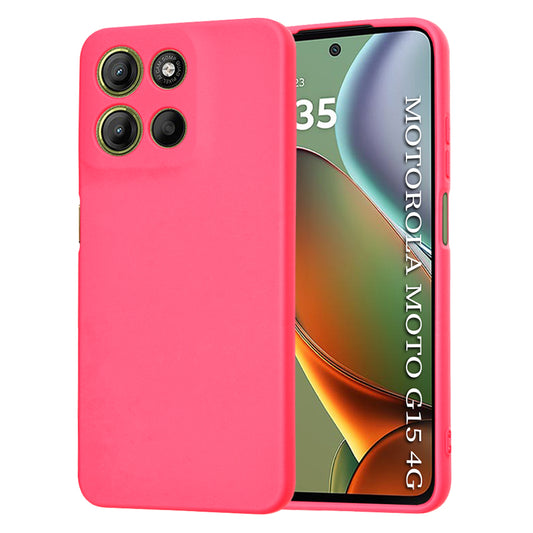 Puzdro pre Motorola Moto G15 / G15 Power, Techsuit, SoftFlex, Tmavoružová