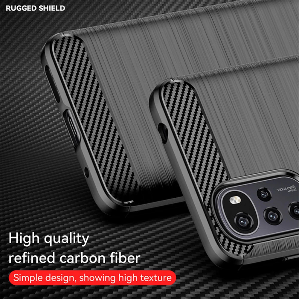 Obal na Motorola Moto G22, Techsuit, Karbón, Čierny