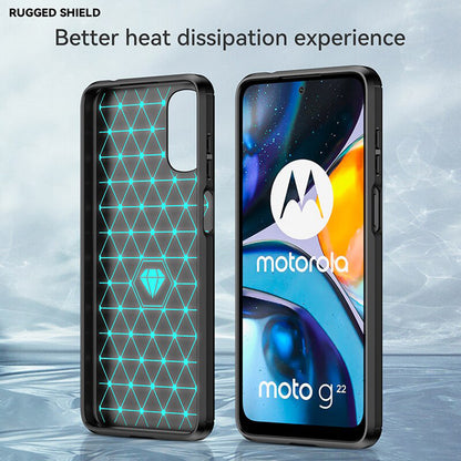 Obal na Motorola Moto G22, Techsuit, Karbón, Čierny