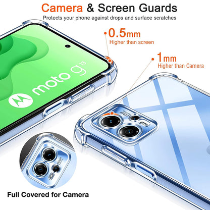 Obal na Motorola Moto G24 Power, Techsuit, nárazuvzdorný priehľadný, transparentný