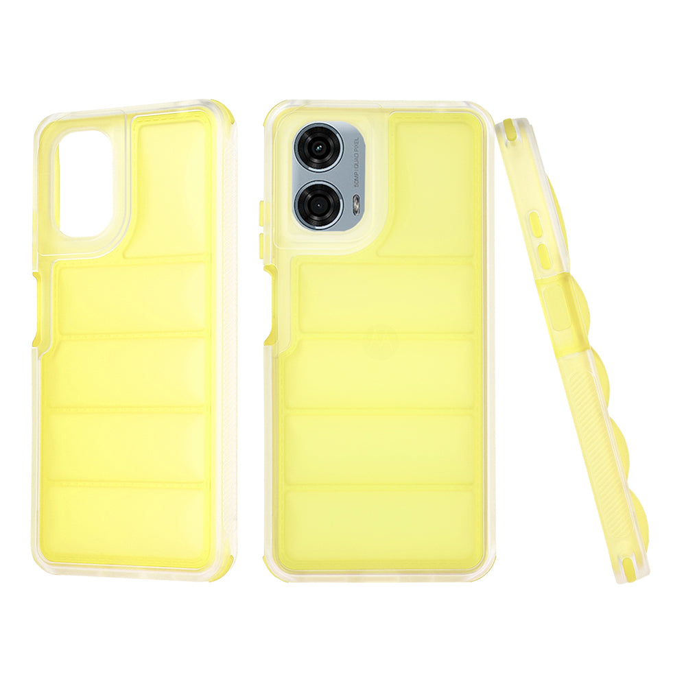 Puzdro pre Motorola Moto G24 Power, Techsuit, Wave Shield, žlté