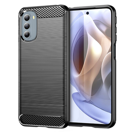 Puzdro pre Motorola Moto G31 / G41, Techsuit, Karbón, Čierne