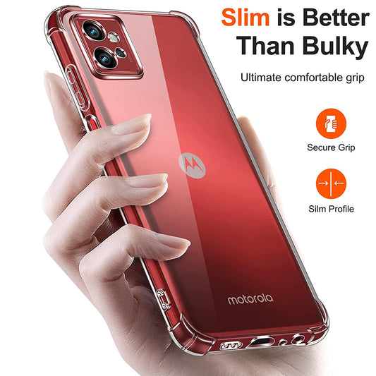 Obal na Motorola Moto G32, Techsuit, nárazuvzdorný priehľadný, transparentný
