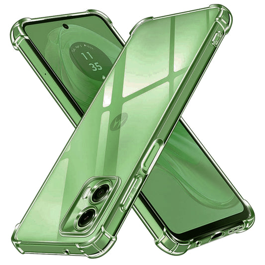 Obal na Motorola Moto G35, Techsuit, nárazuvzdorný priehľadný, transparentný