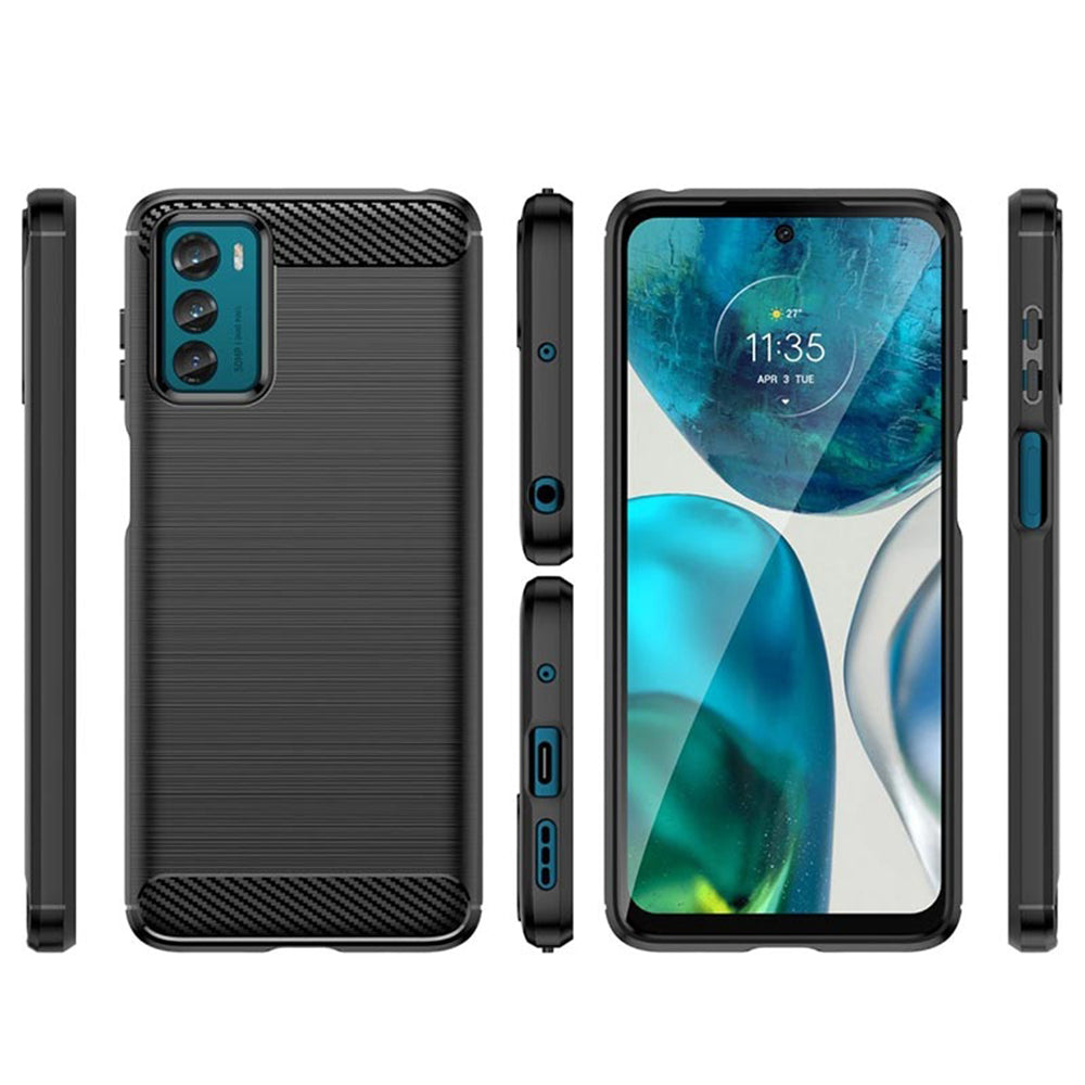 Puzdro pre Motorola Moto G42, Techsuit, Carbon, Čierne