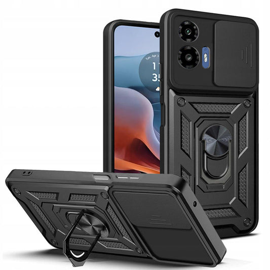 Puzdro pre Motorola Moto G45 / G34, Techsuit, CamShield, Čierne