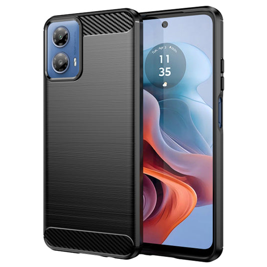 Puzdro pre Motorola Moto G45 / G34, Techsuit, Carbon, Čierne