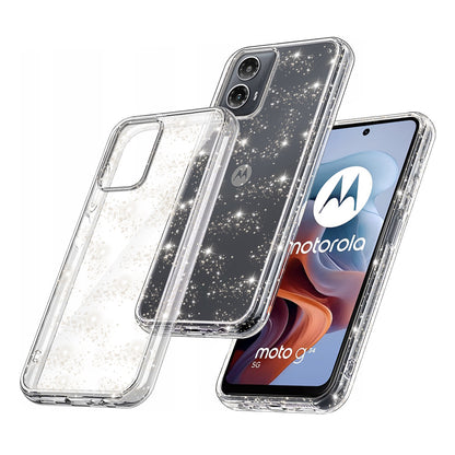 Puzdro pre Motorola Moto G45 / G34, Techsuit, SparkleSkin, Priehľadné