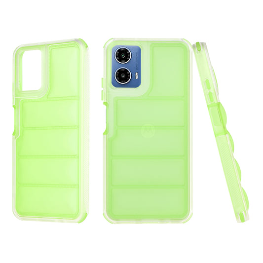 Puzdro pre Motorola Moto G45 / G34, Techsuit, Wave Shield, Zelené