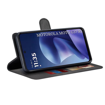Puzdro pre Motorola Moto G47 / G37 Power / G37, Techsuit, Diary Book, čierne