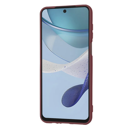 Obal na Motorola Moto G53, Techsuit, SoftFlex, vínový
